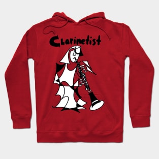 Clarinetist (Female) by Pollux Hoodie